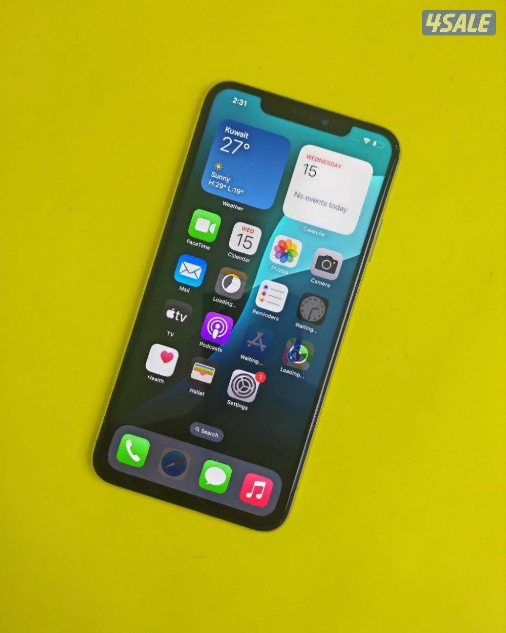 ايفون Xs ماكس 256GB ذهبي بطارية 82% مستعمل كالجديد iPhone Xs Max1