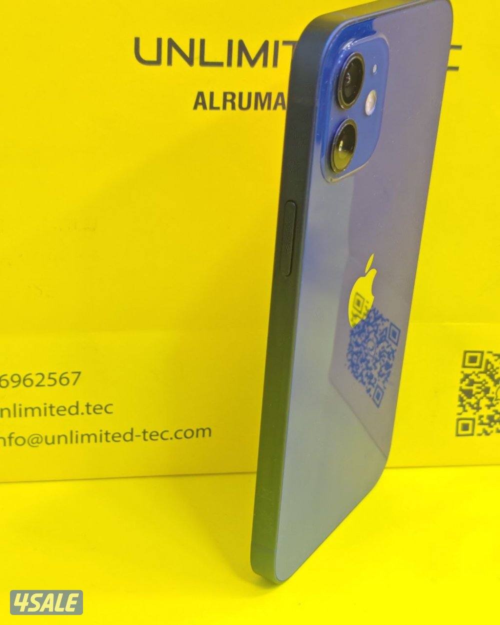 ايفون 12 256 جيجا أزرق بطارية 74% مستعمل كالجديد iPhone 12 256GB Blue5