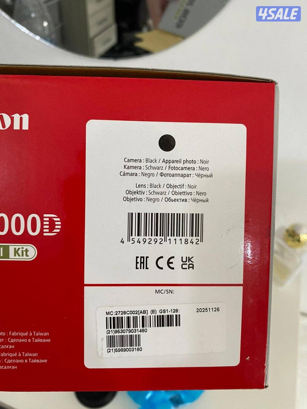 كانون 2000d شبه جديدة7