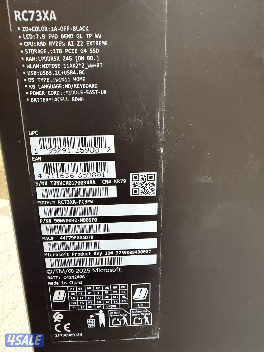 Asus rog xbox ally x2