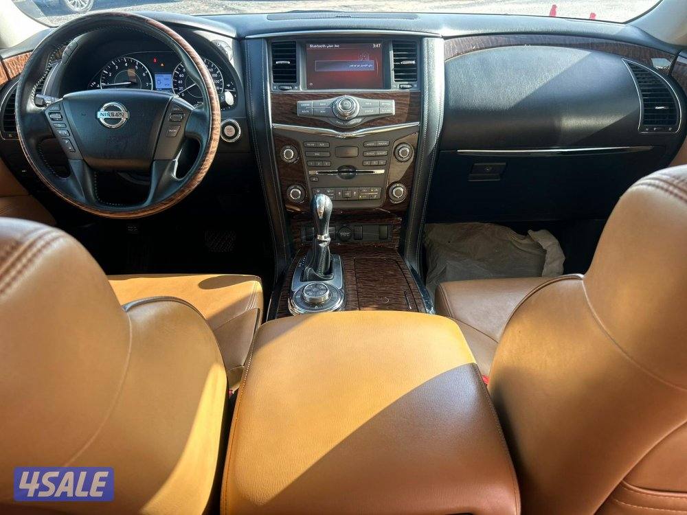 نيسان باترول بلاتنيوم.V6 موديل 2017 ماشى 274.000 k.m وارد البابطين4