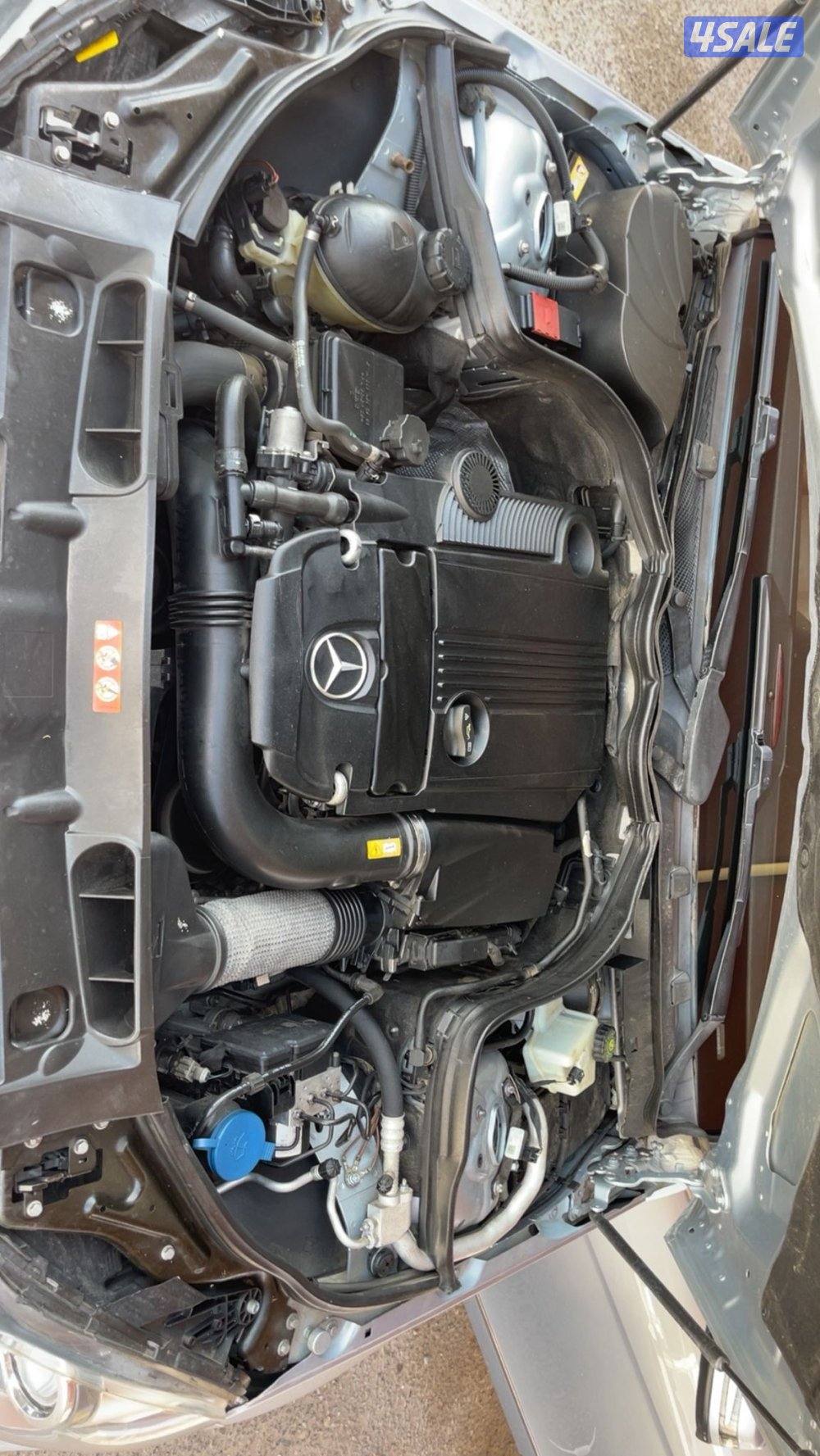 للبيع مرسيدس c200 موديل 2014 amg فحص قير مكينه شاصي لون سيلفر داخل تان1