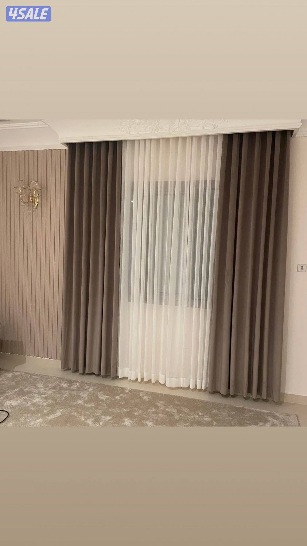 تفصيل وتنجيد جلسات وكنب وتفصيل ستائر فند قي وتفصيل ستائر رول0