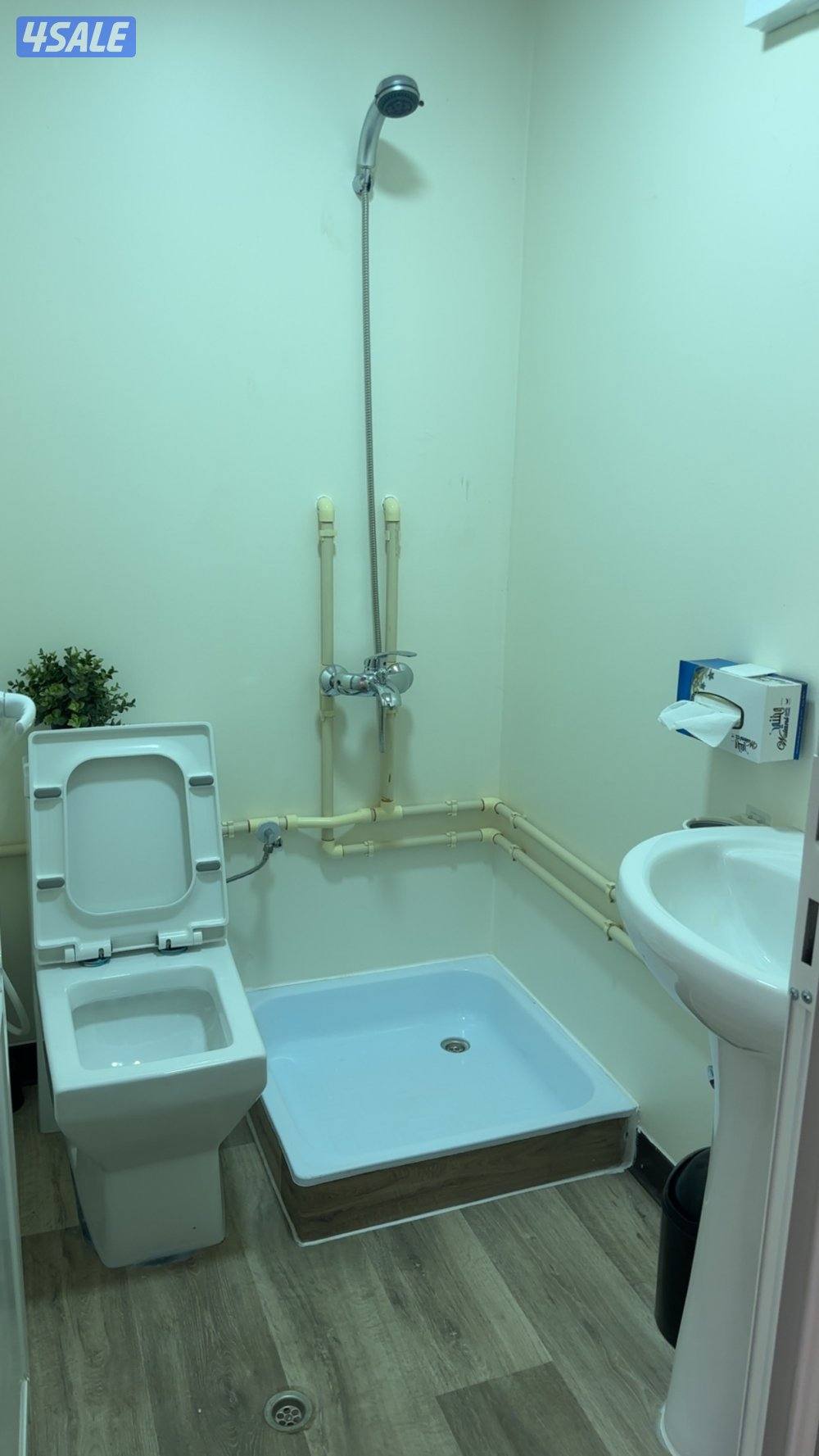 للبيع شاليه مقاس 3*3 حمام مطبخ غرفه نظيف جداً النقل على الشاري ( كرين )2