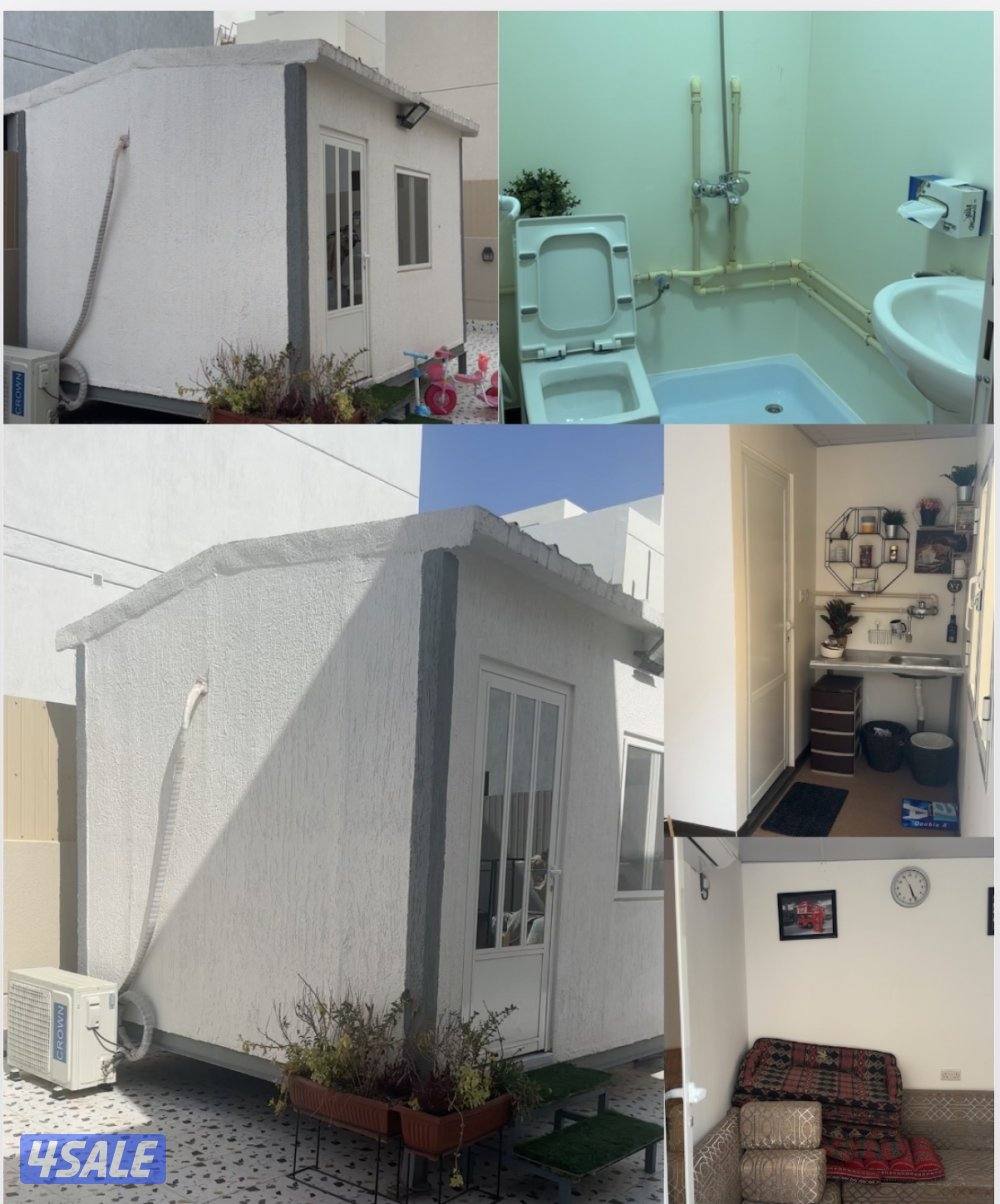 للبيع شاليه مقاس 3*3 حمام مطبخ غرفه نظيف جداً النقل على الشاري ( كرين )4