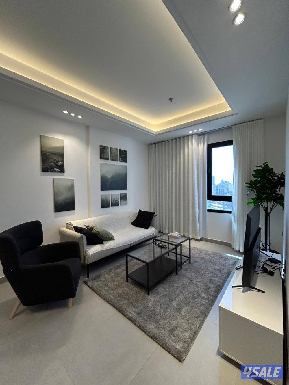 شقة مفروشة بالكامل للإيجار فى دسمان - إطلالة بحر مباشرة0