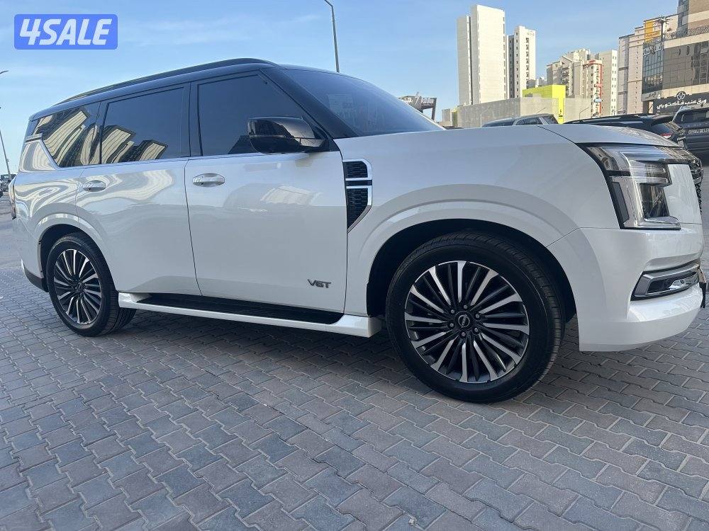 اللبيع باترول اعلى فيه رنق ٢٢ تون تيربو شبه اصفار سقف اسود0