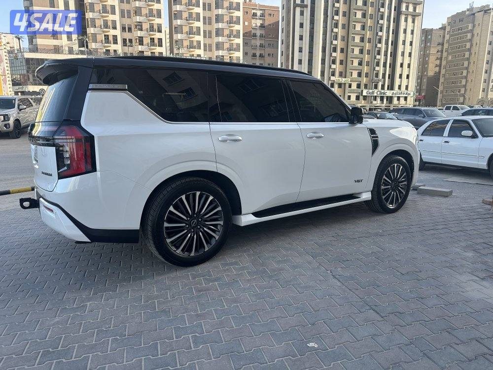 اللبيع باترول اعلى فيه رنق ٢٢ تون تيربو شبه اصفار سقف اسود2