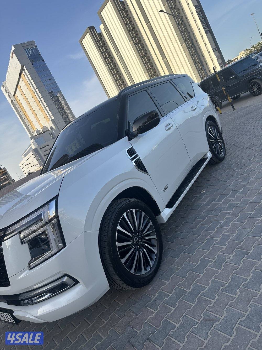 اللبيع باترول اعلى فيه رنق ٢٢ تون تيربو شبه اصفار سقف اسود4