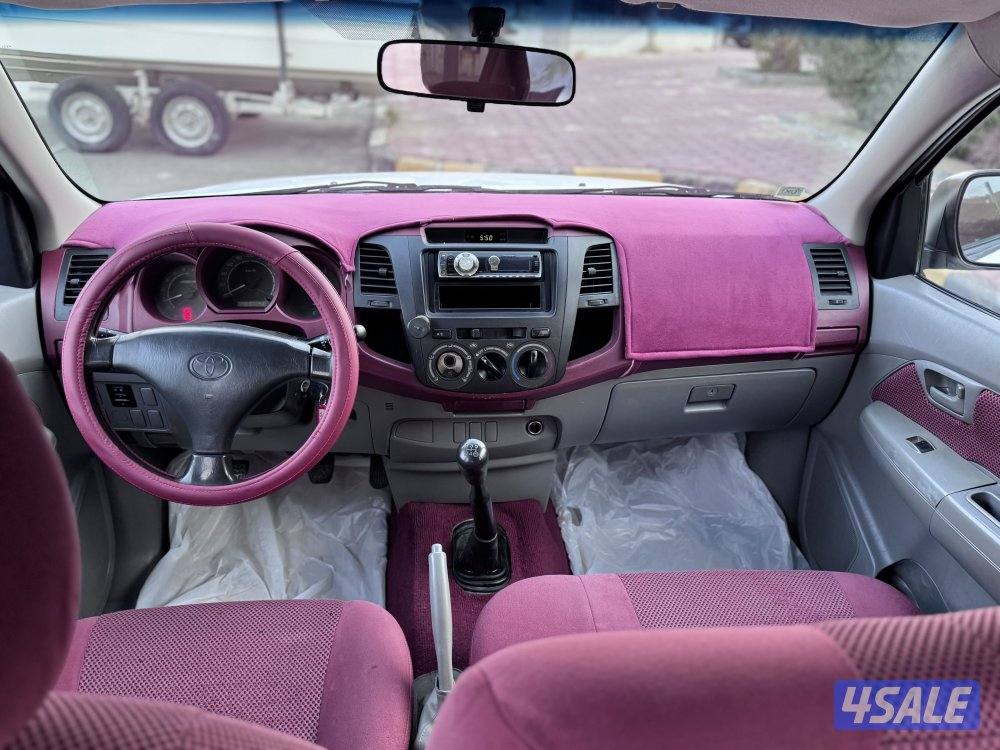 هايلكس 2008 قير عادي بحاله ممتازه9