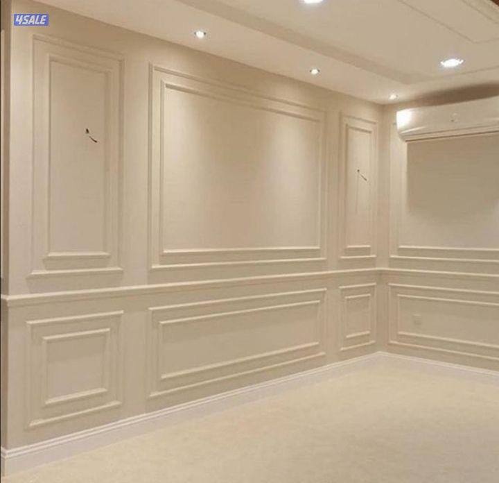 ديكور جبس بورد اسقف قواطع بارتيشن جبس بورد اسمنت اصباغ بديل خشب صبغ7