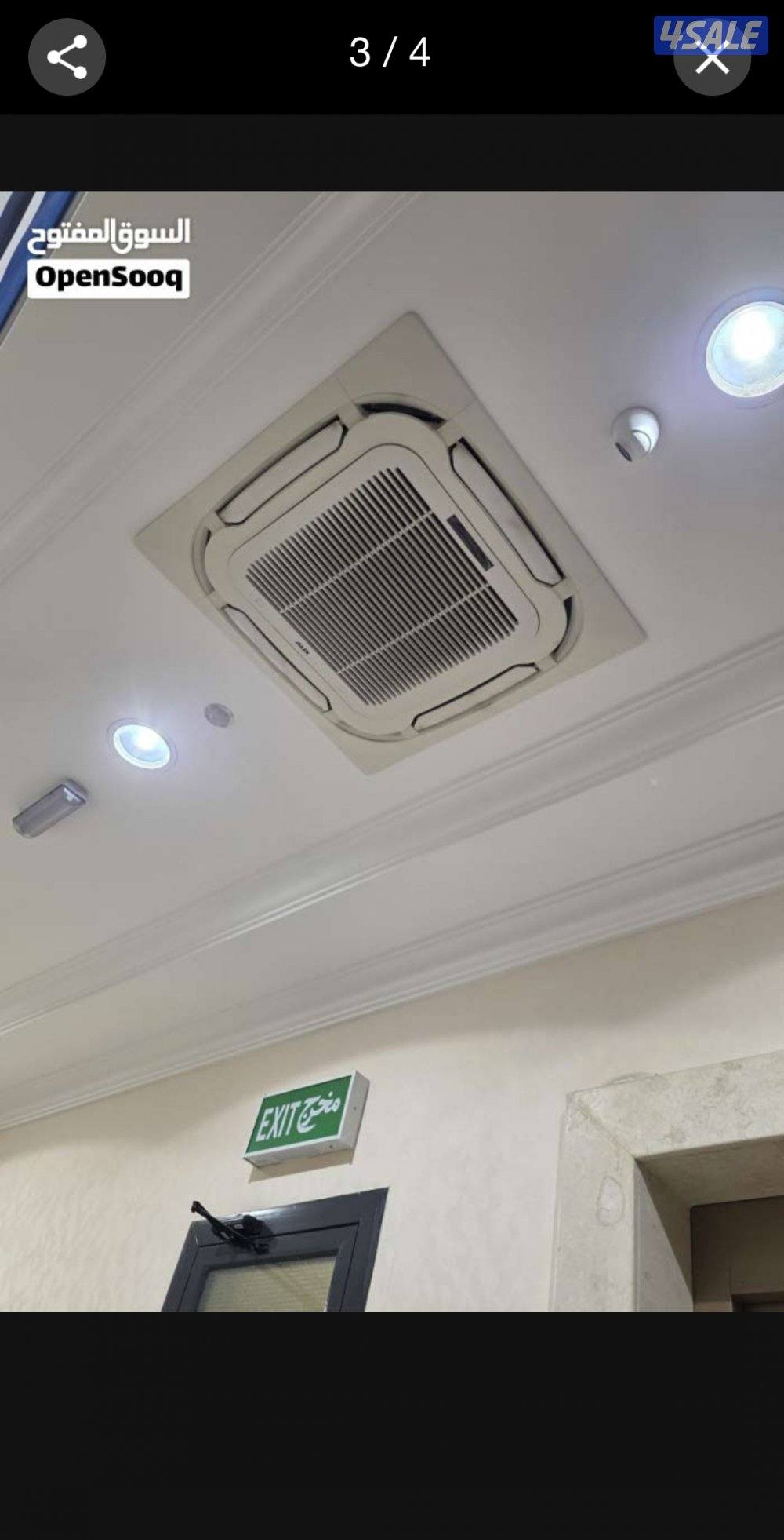 مكيف كاسيت سقفي / 3 طن انفيرتر / حار و بارد3