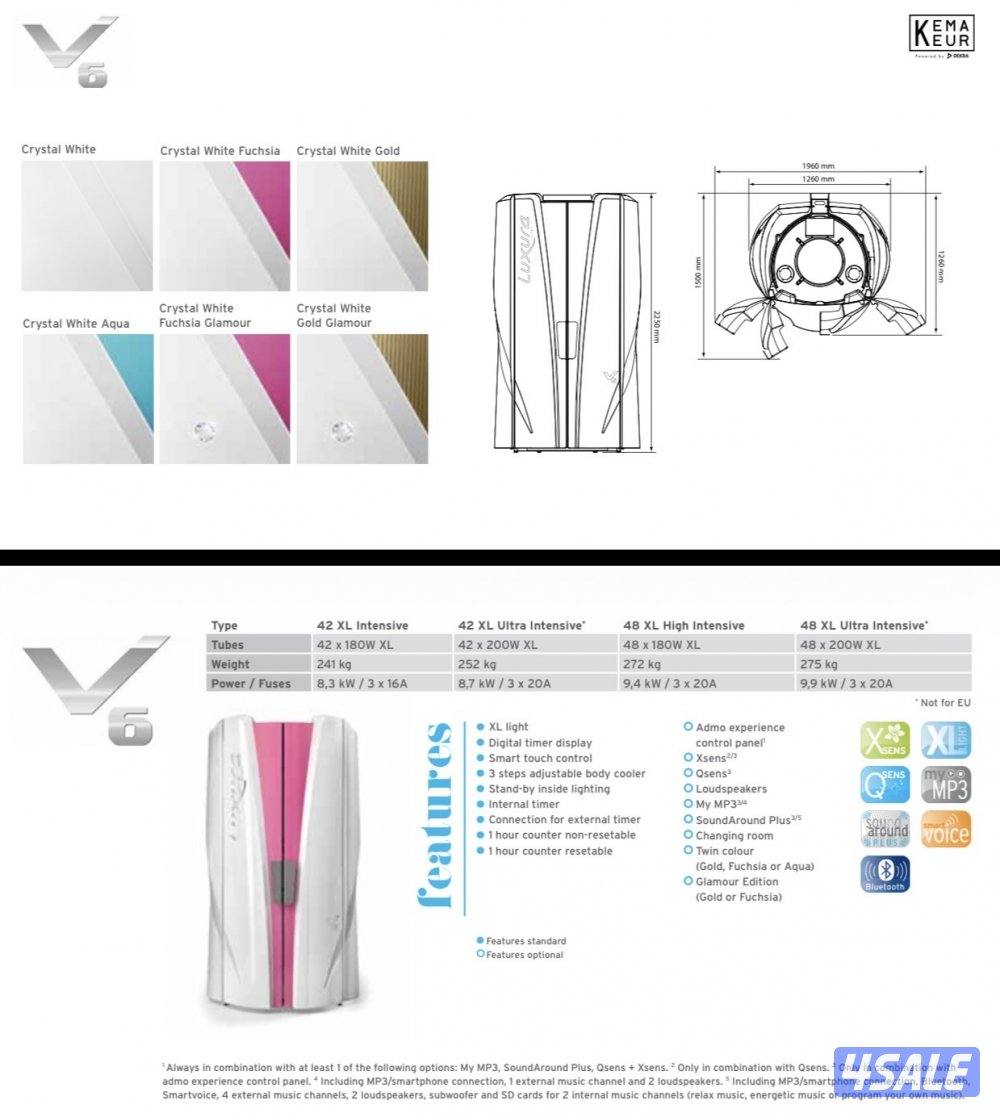 جهاز تسمير الجسم Tanning Machine (V6 Professional)3