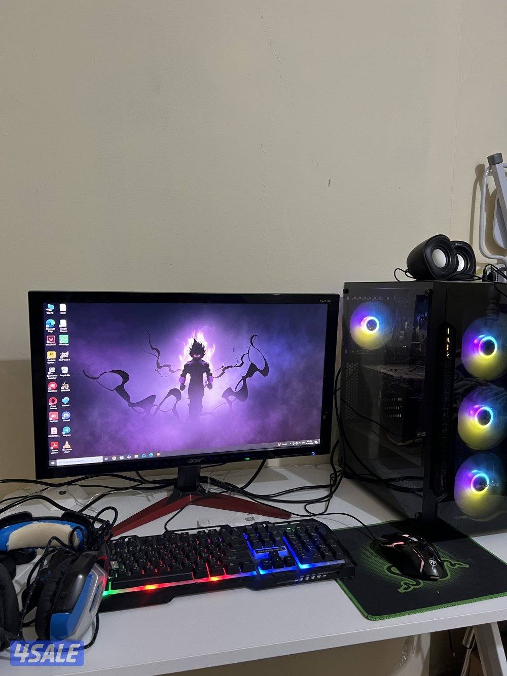 Gaming computer full set with very good condition and very less usage4