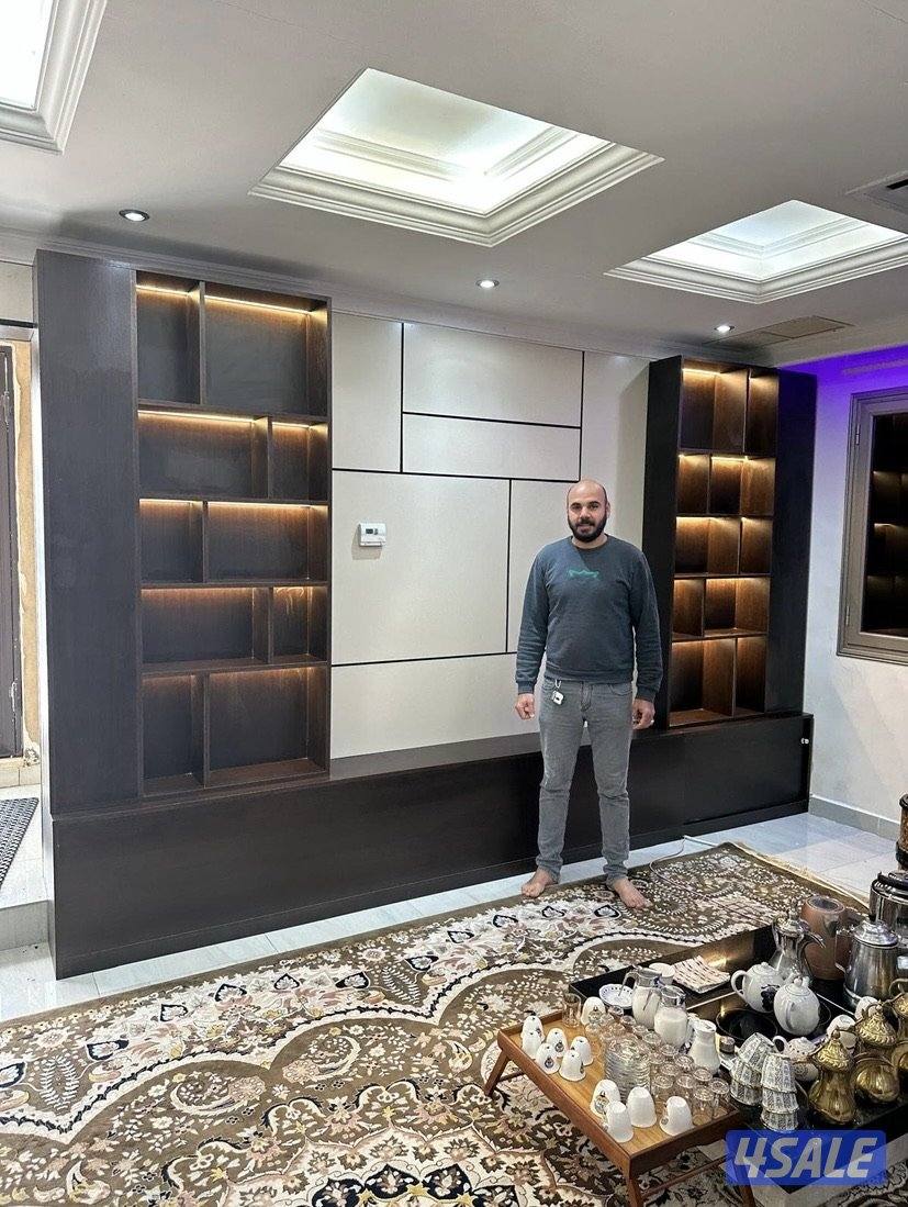 أعمال صبغ وورق حائط وباركيه وجميع أعمال الديكورات5