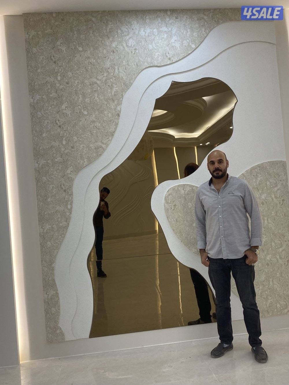 أعمال صبغ وورق حائط وباركيه وجميع أعمال الديكورات8