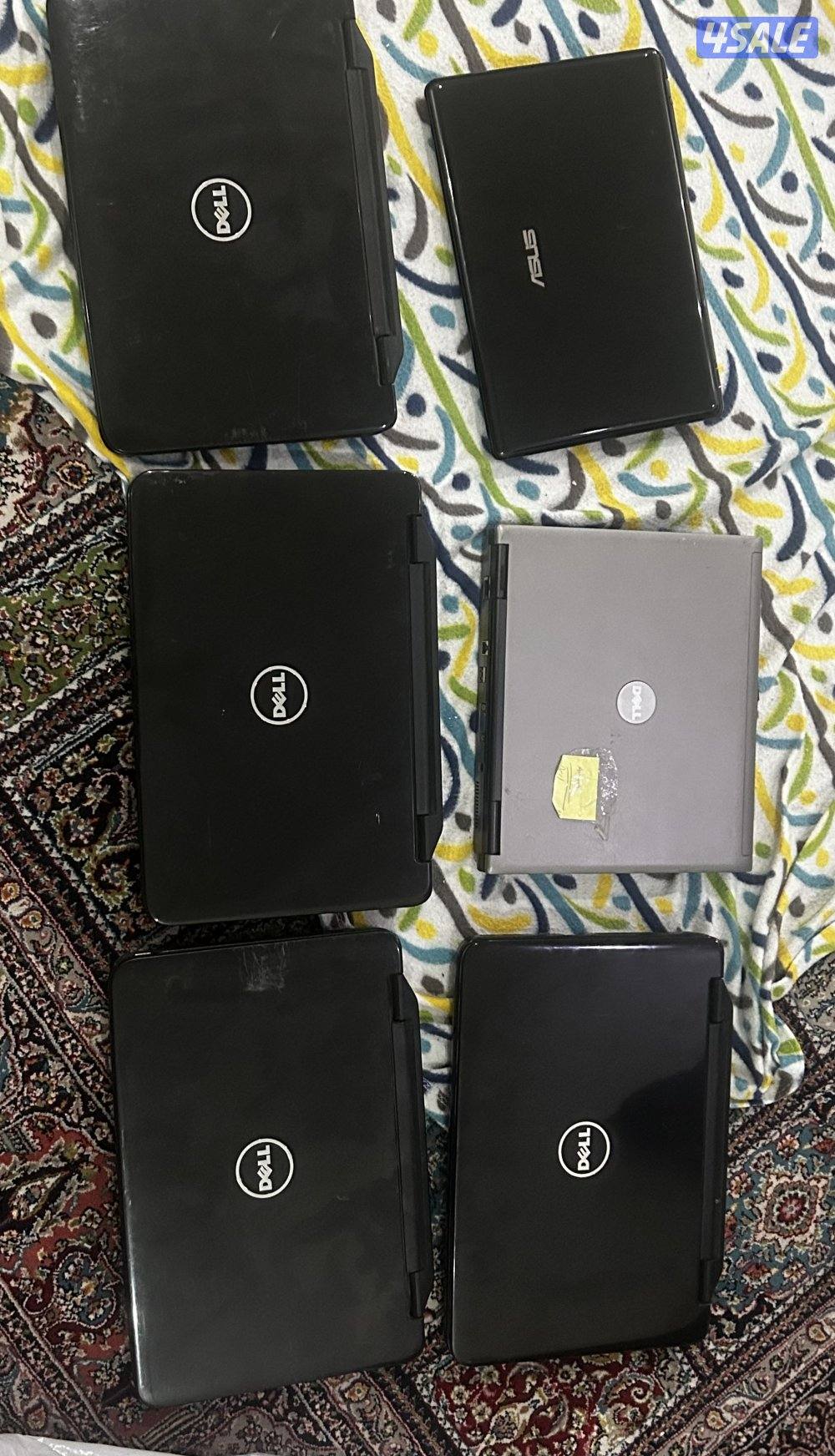 للبيع ٦ لابتوبات بسعر جملة رخيص3