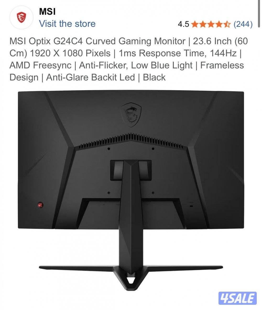 شاشتين من MSI اساسية وثانوية استخدام سنة خفيف جدا1