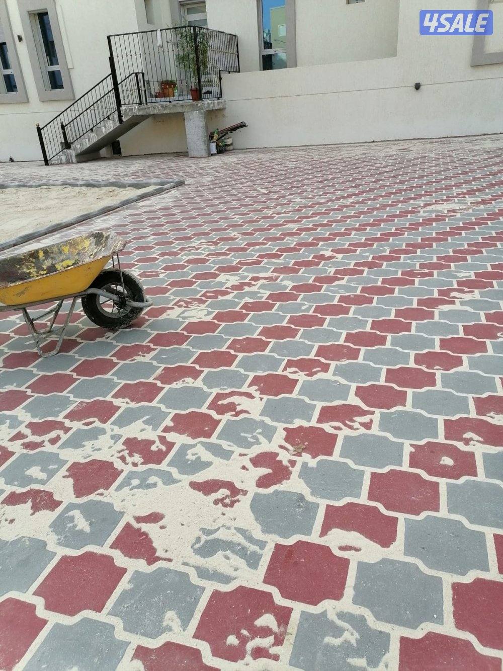 معلم بلاط متدخل وكربستون جميع منطق الكويت8