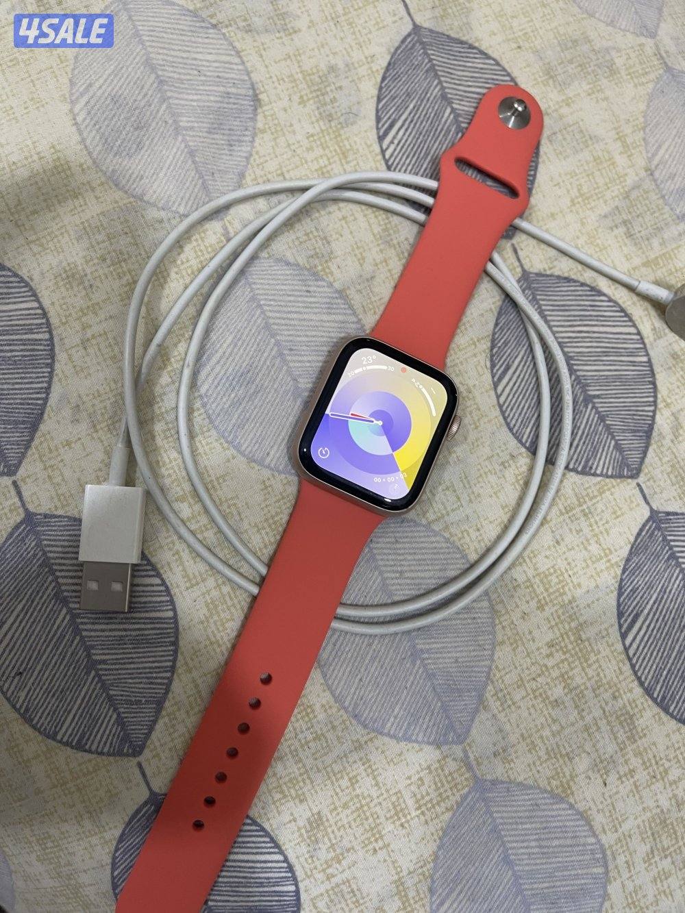 ساعة آبل الاصلية الجيل الرابع 4 بطارية 91 تحديث جديد مع الشحن الاصلي3