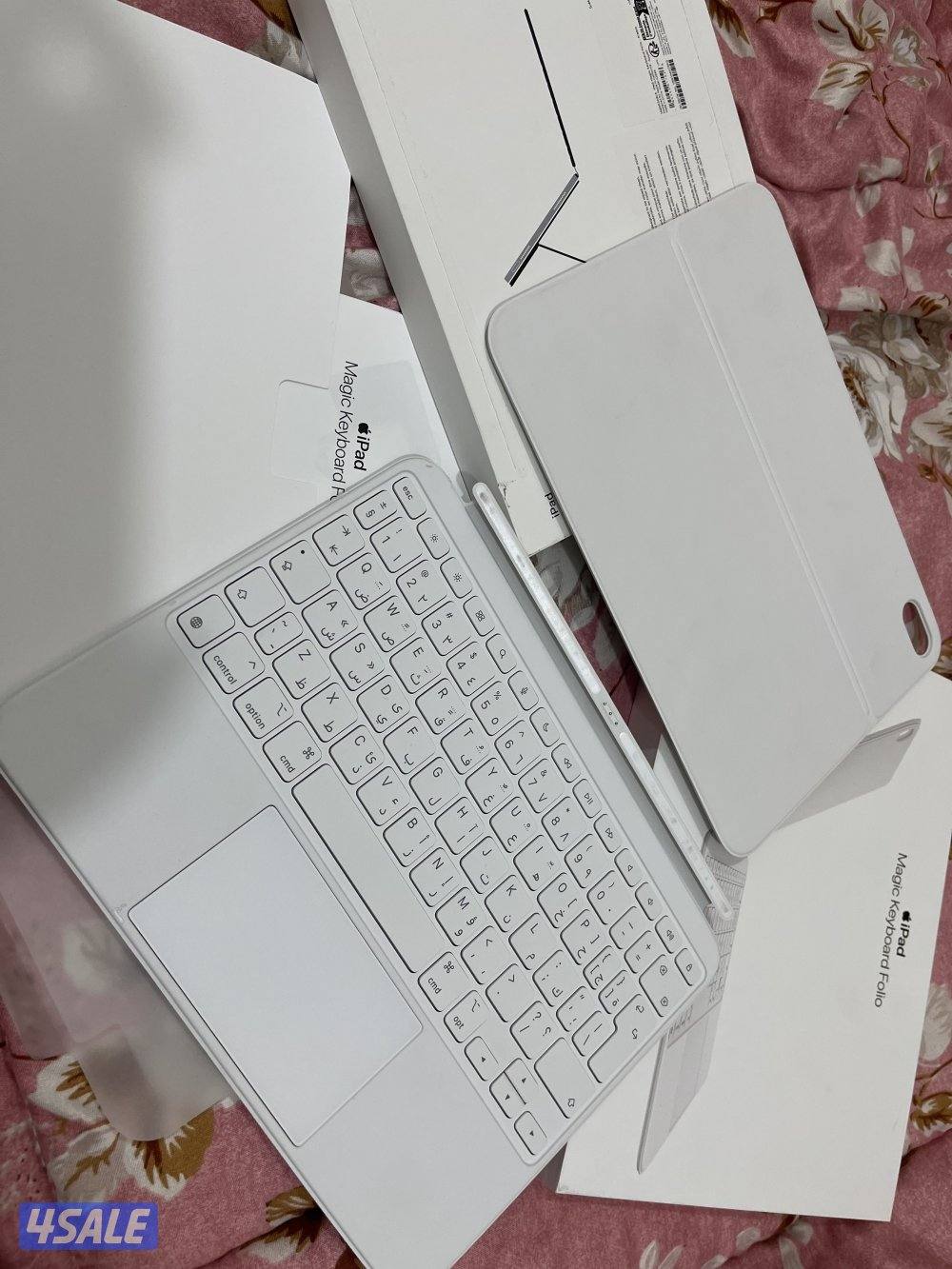 كيبورد ابل ماجيك الاصلي مقاس 10.9 كفالة 11 شهر استخدام أسبوع0