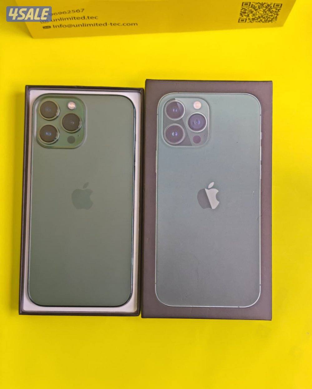 ايفون 13 برو ماكس 128GB أخضر بطارية 88% مستعمل نظيف iPhone 13 Pro Max0