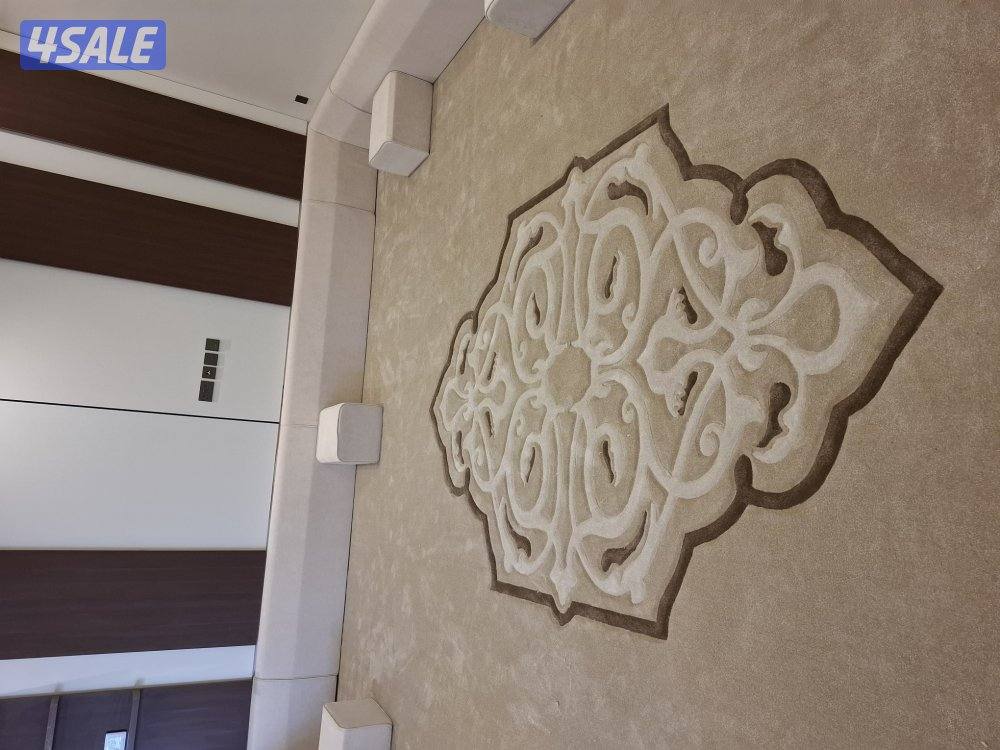 بيع سجاد تركي ساده ومشجر قص وتركيب جميع انواع السجاد9