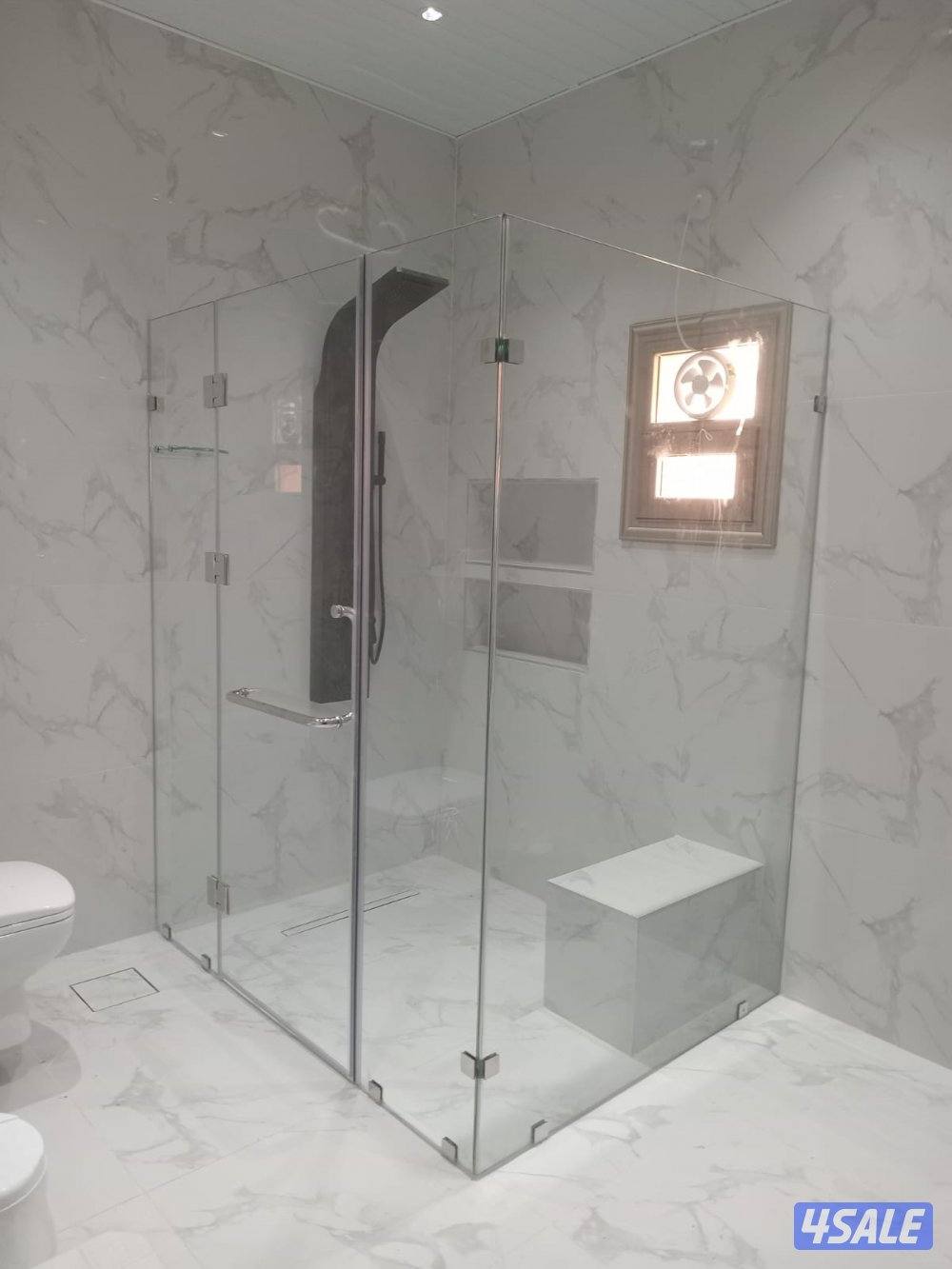 glass portion.  shawarbox. glass  door.. belcona.  glass. ralling.13