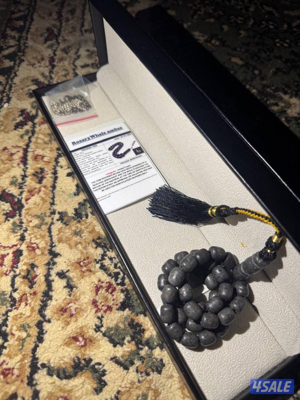 مسباح كبد الحوت النسخه الرابعه 35 غرام خرزه 33 السعر 3500