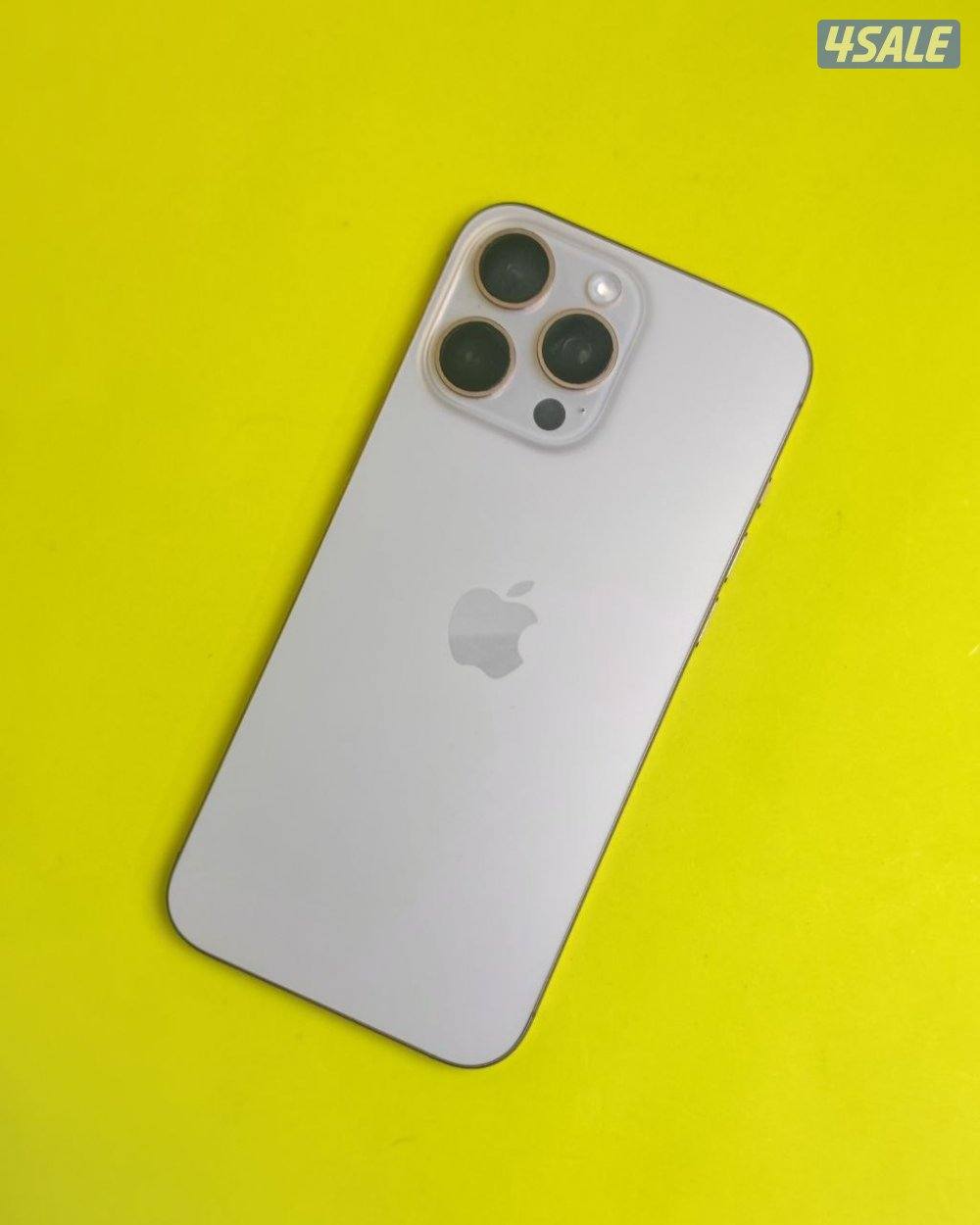 ايفون 16 برو ماكس صحراوي بطارية89%مستعمل كالجديد iPhone16Pro Max 256GB0