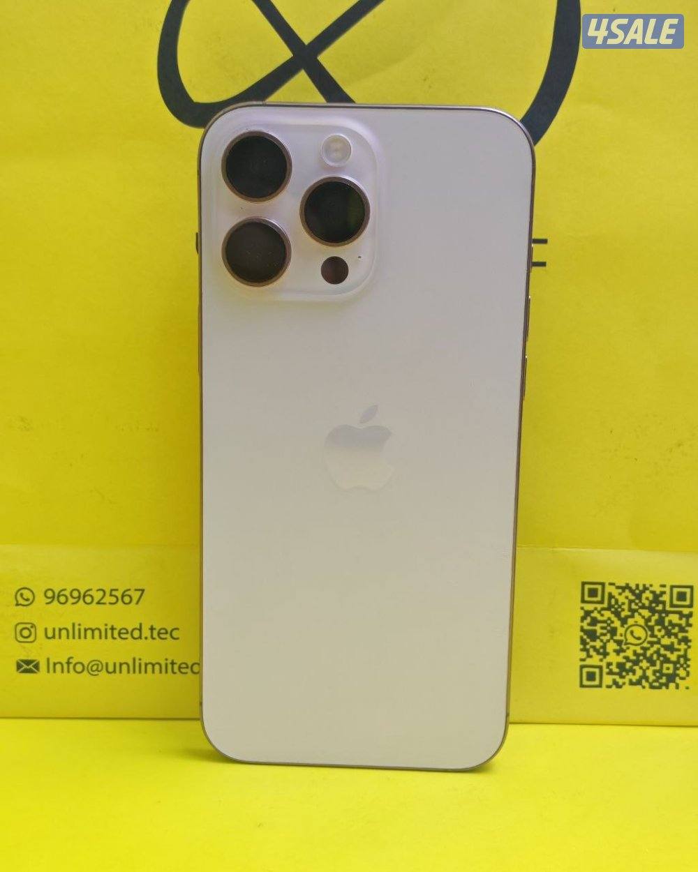 ايفون 16 برو ماكس صحراوي بطارية89%مستعمل كالجديد iPhone16Pro Max 256GB1