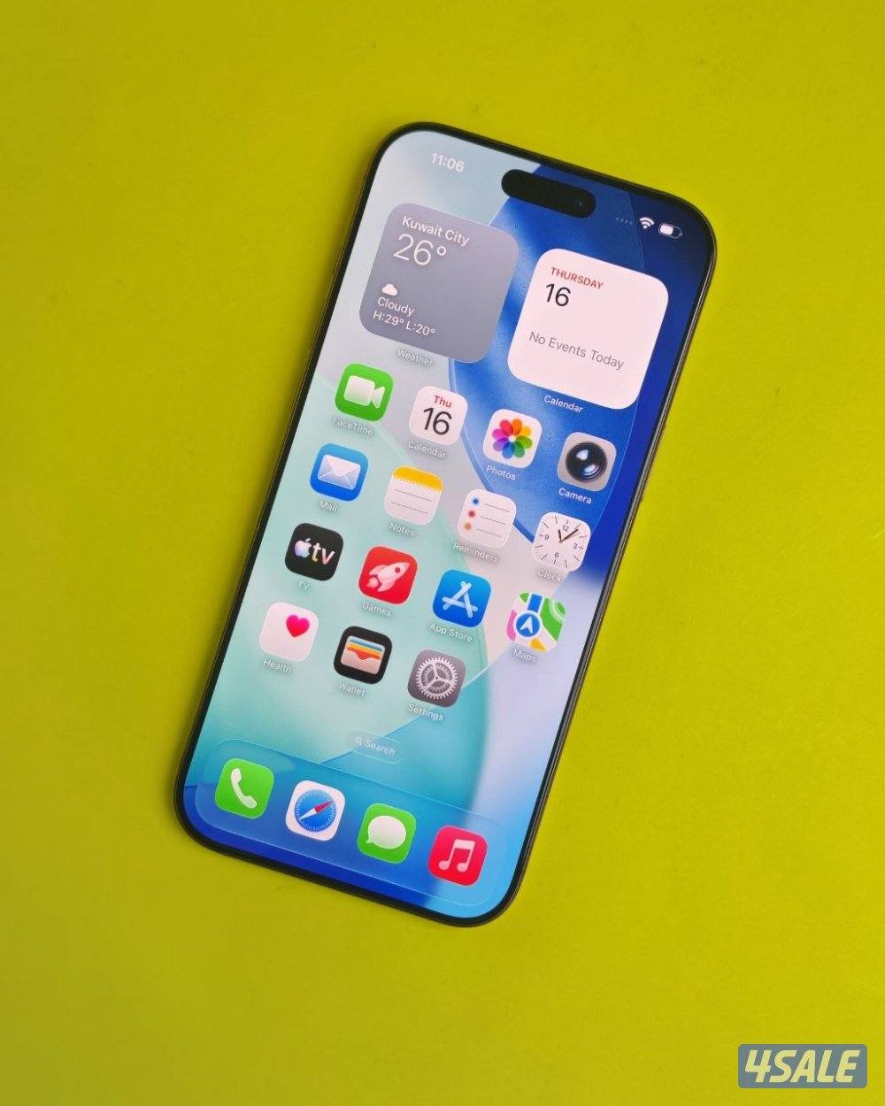 ايفون 16 برو ماكس صحراوي بطارية89%مستعمل كالجديد iPhone16Pro Max 256GB2