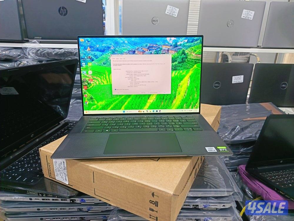 Dell precision 5550 cori i9 10th Ram 16 Hard ssd mt Nvidia Rtx g 4k7