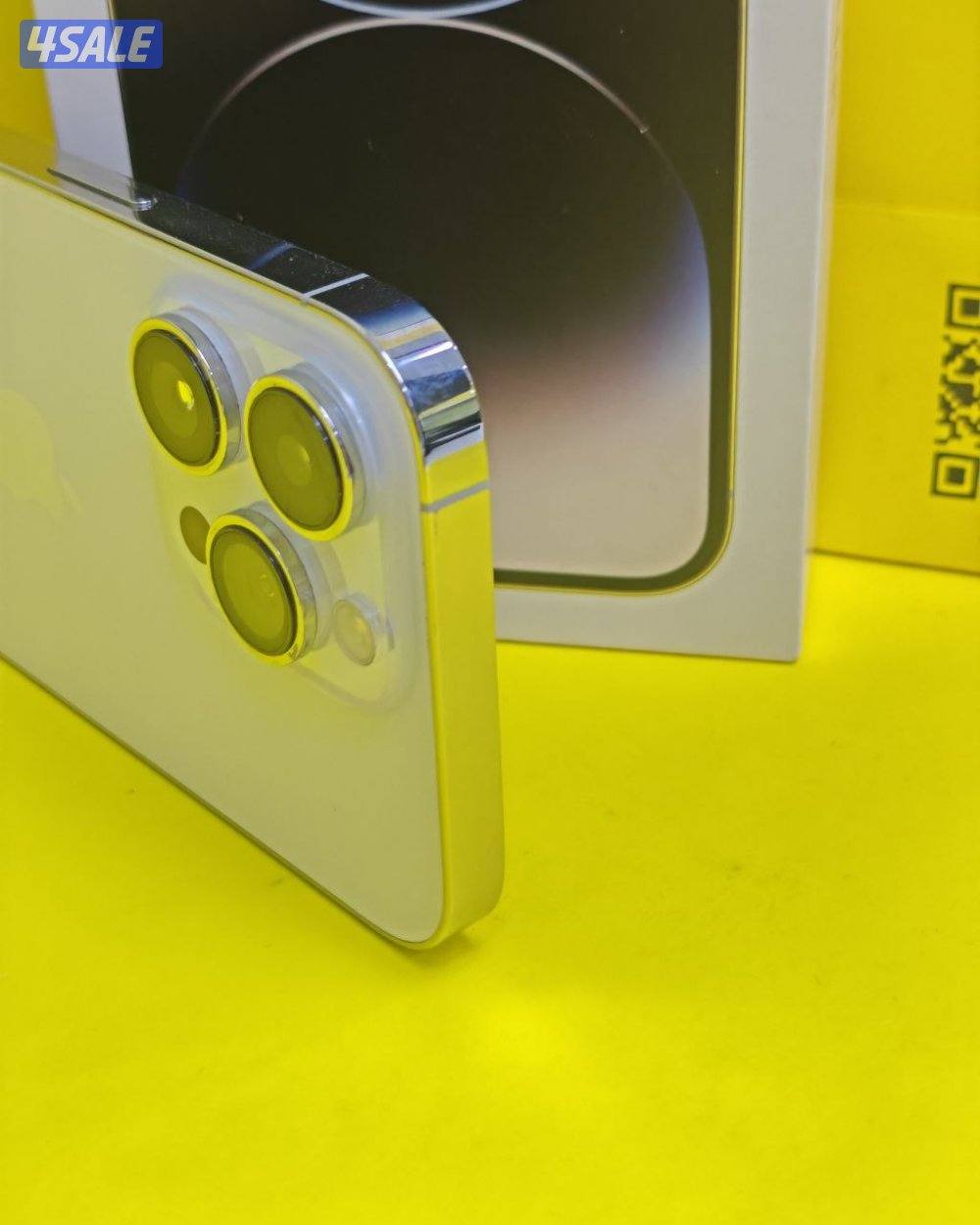 ايفون 14 برو فضي 256GB بطارية 75% مستعمل كالجديد iPhone 14 Pro 256GB6