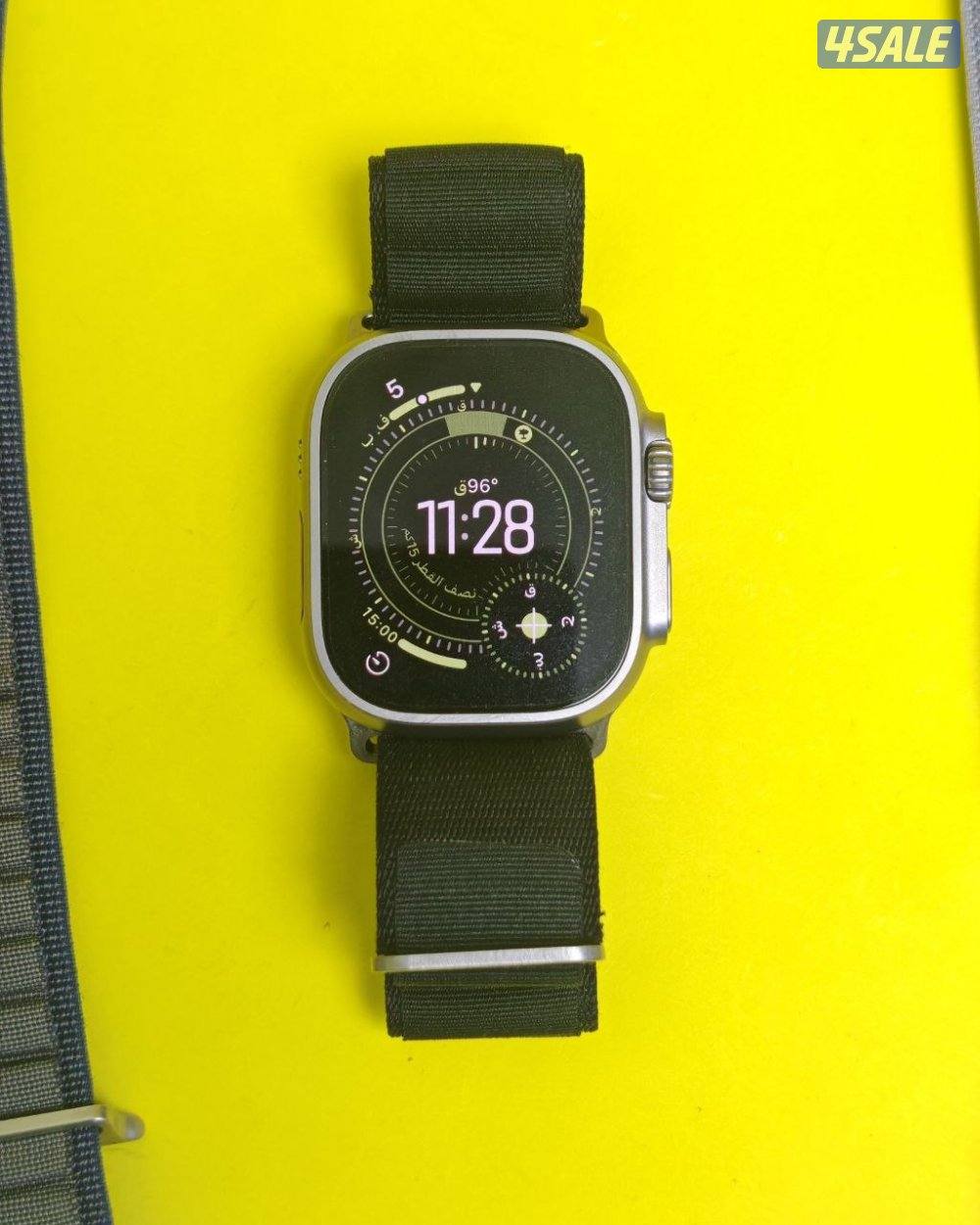 ابل واتش الترا 2 - 49 ملم تيتانيوم طبيعي مستعمل كالجديد Watch Ultra 20