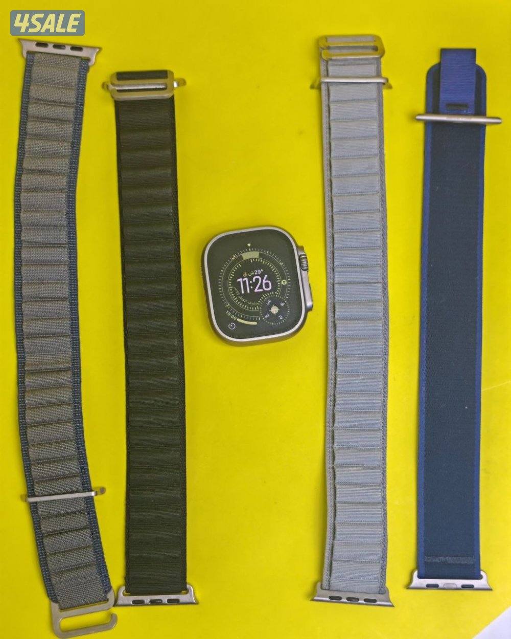 ابل واتش الترا 2 - 49 ملم تيتانيوم طبيعي مستعمل كالجديد Watch Ultra 23