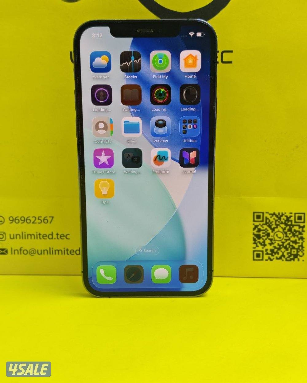 ايفون 12 برو 128 جيجا رمادي بطارية 78% مستعمل نظيف iPhone 12 Pro3