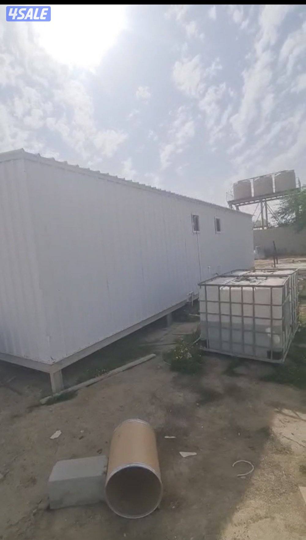 شالية جبره غرفتين وصالة وحمام ومطبخ 1000د+ كونتينر صغير 400 د2