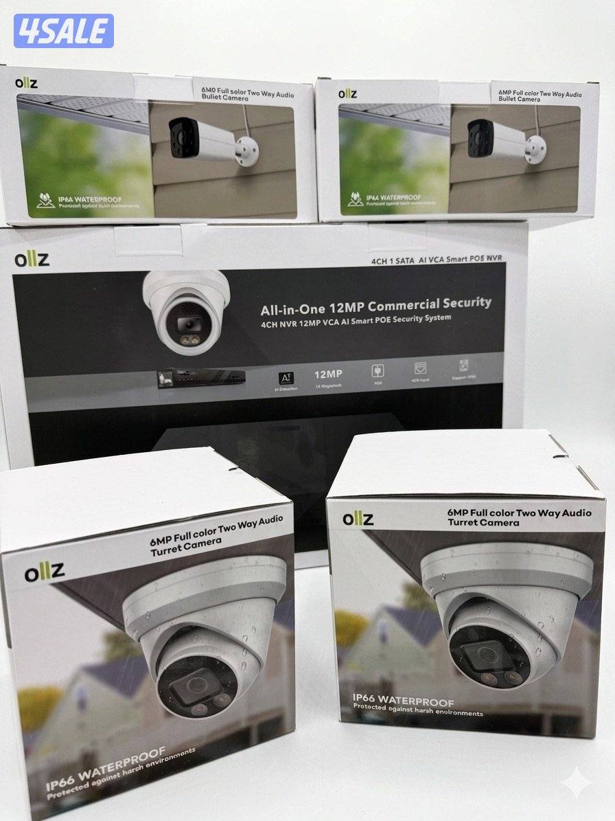 نظام OllZ احترافي 6MP - جديد بكرتون المصنع وتحت الكفالة 🛡️✅0