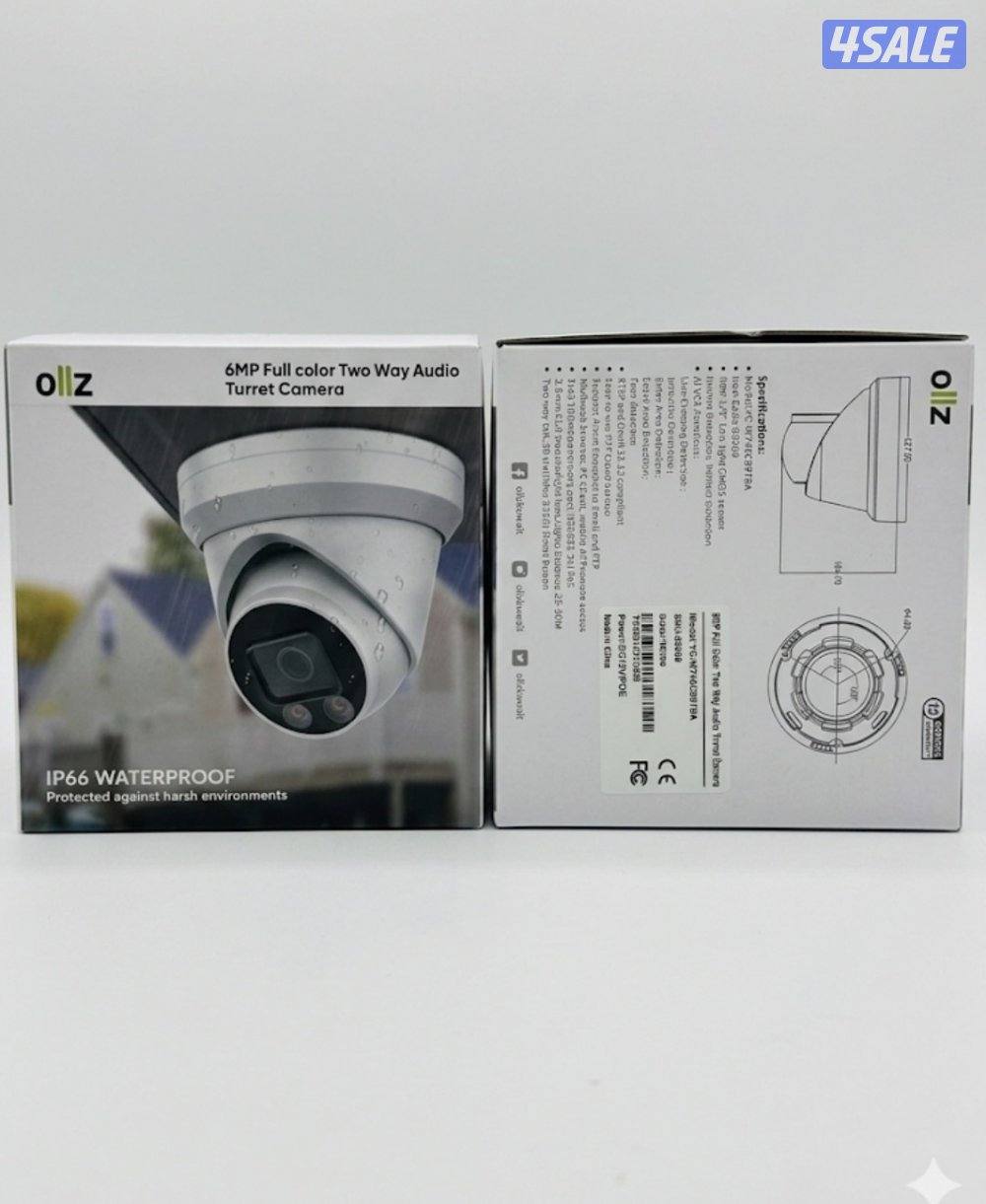 نظام OllZ احترافي 6MP - جديد بكرتون المصنع وتحت الكفالة 🛡️✅3