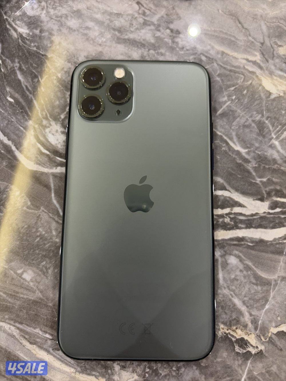 آيفون ١١برو ٢٥٦  قيقا  اخضر بحاله  جيده جدا1
