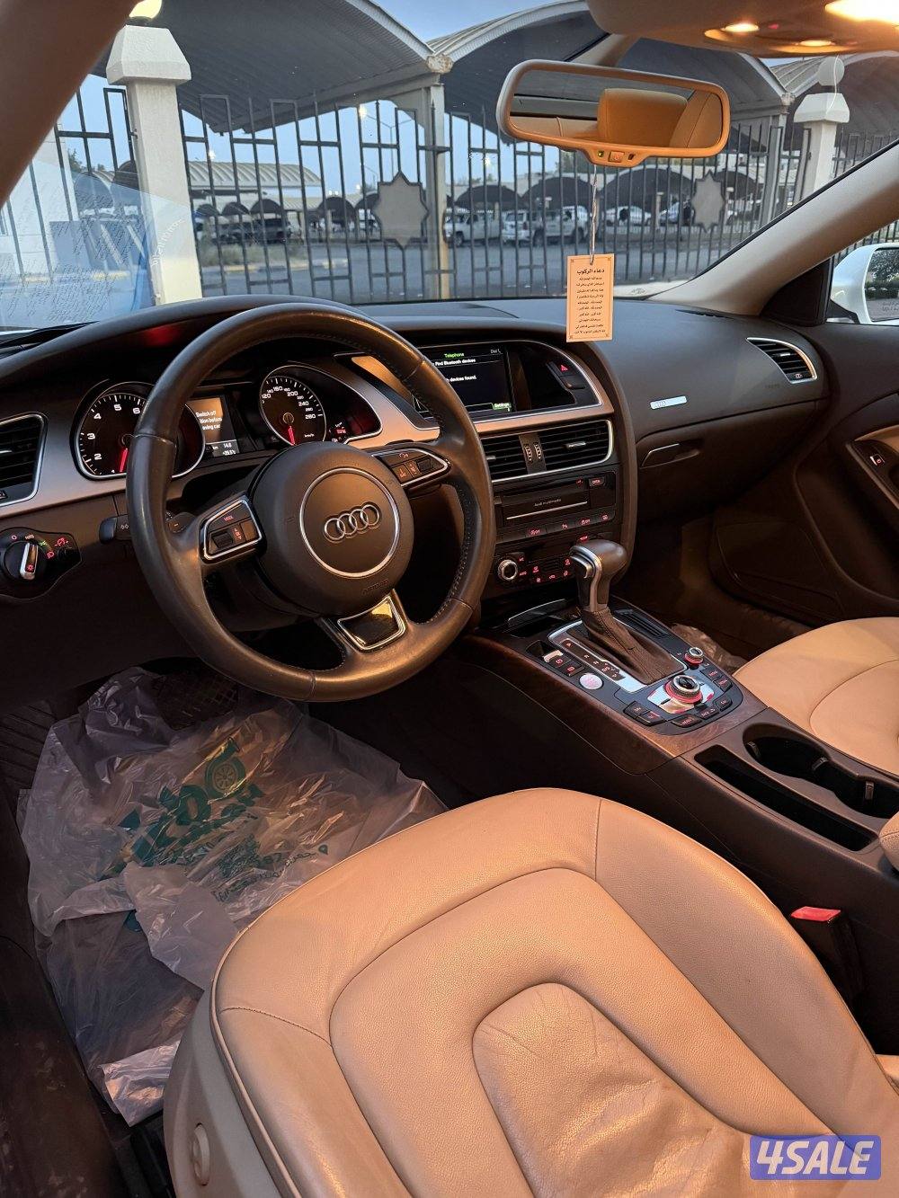 اودي A5 موديل 2015 ماشي 110 4 سلندر تيربو شرط الفحص بحالة الوكالة5