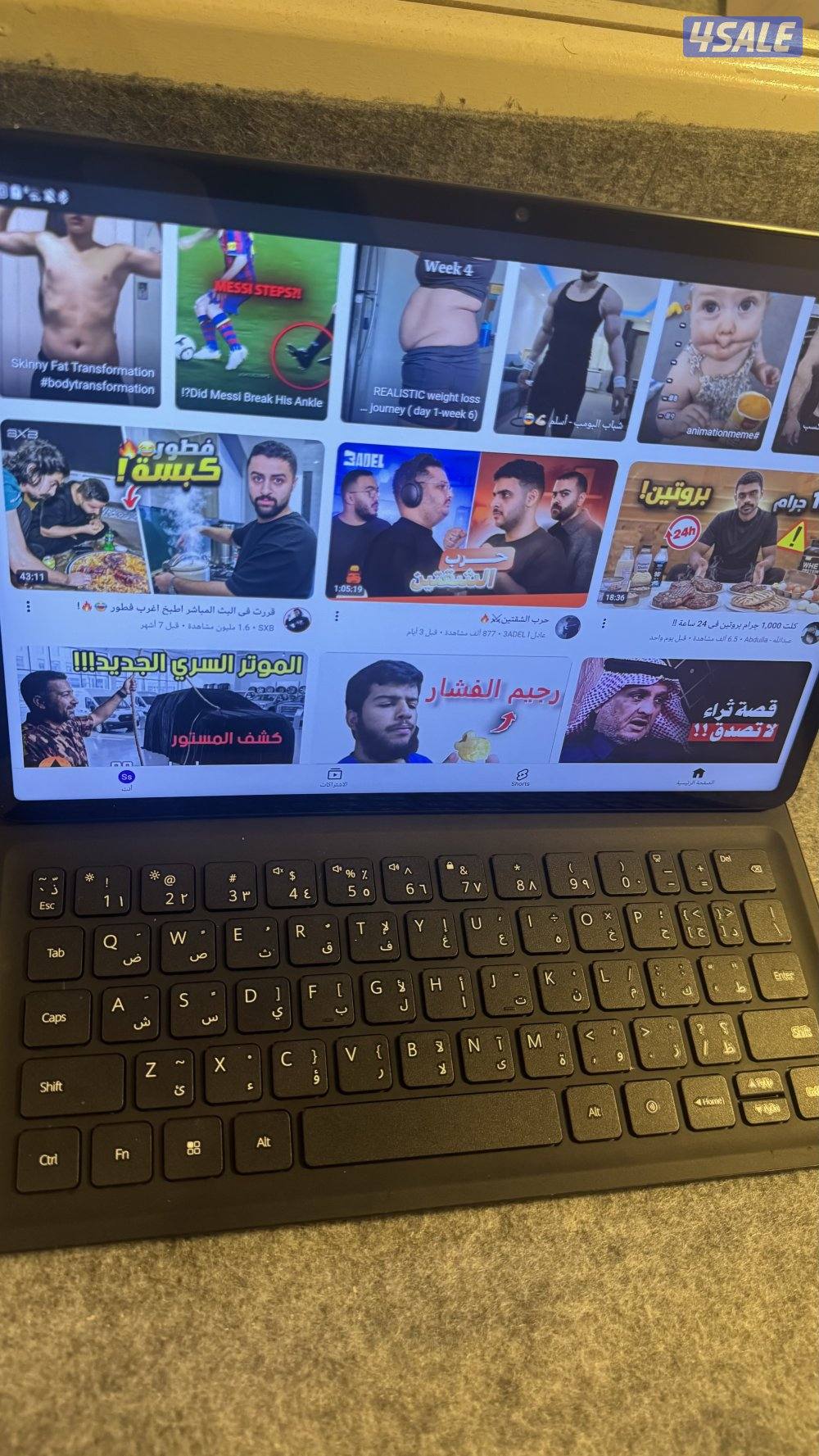 تابلت هواوي استخدام خفيف ومعاه الكرتون والقراطيس والشحن وكل شي3