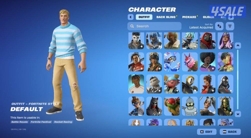 حساب فورت نايت للبيع قابل للمفاوضات4