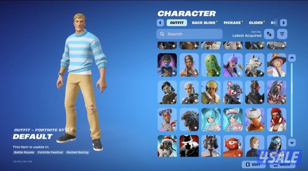 حساب فورت نايت للبيع قابل للمفاوضات5