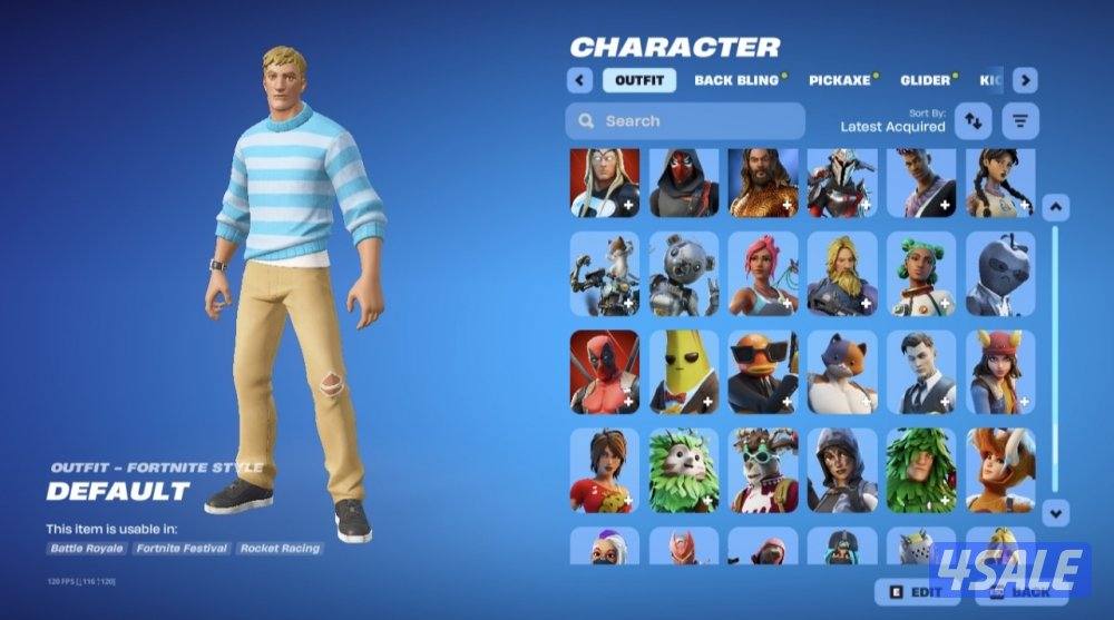 حساب فورت نايت للبيع قابل للمفاوضات8