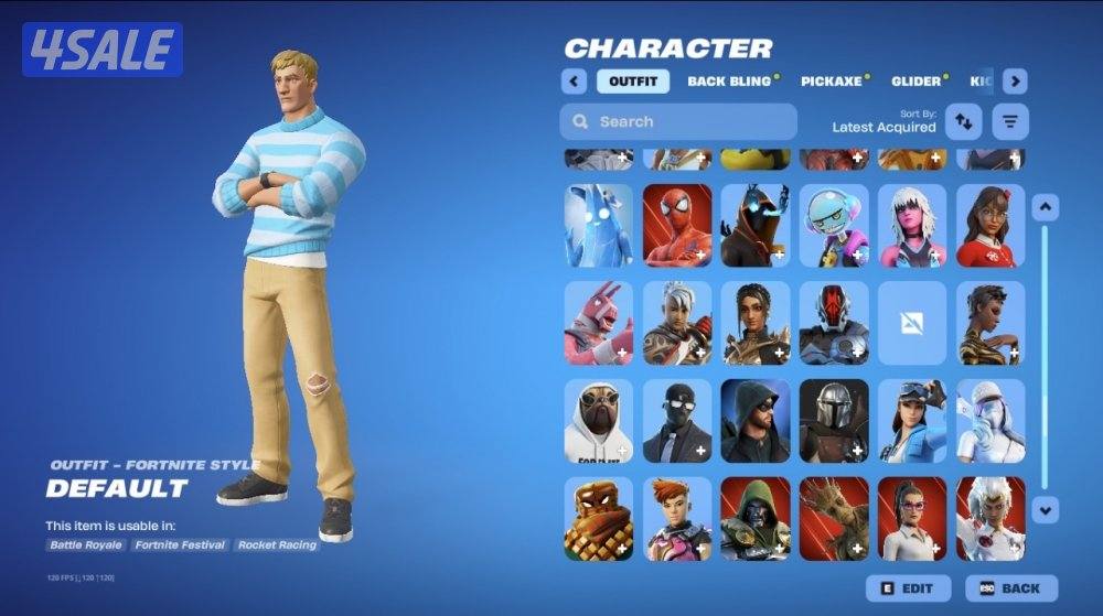 حساب فورت نايت للبيع قابل للمفاوضات9