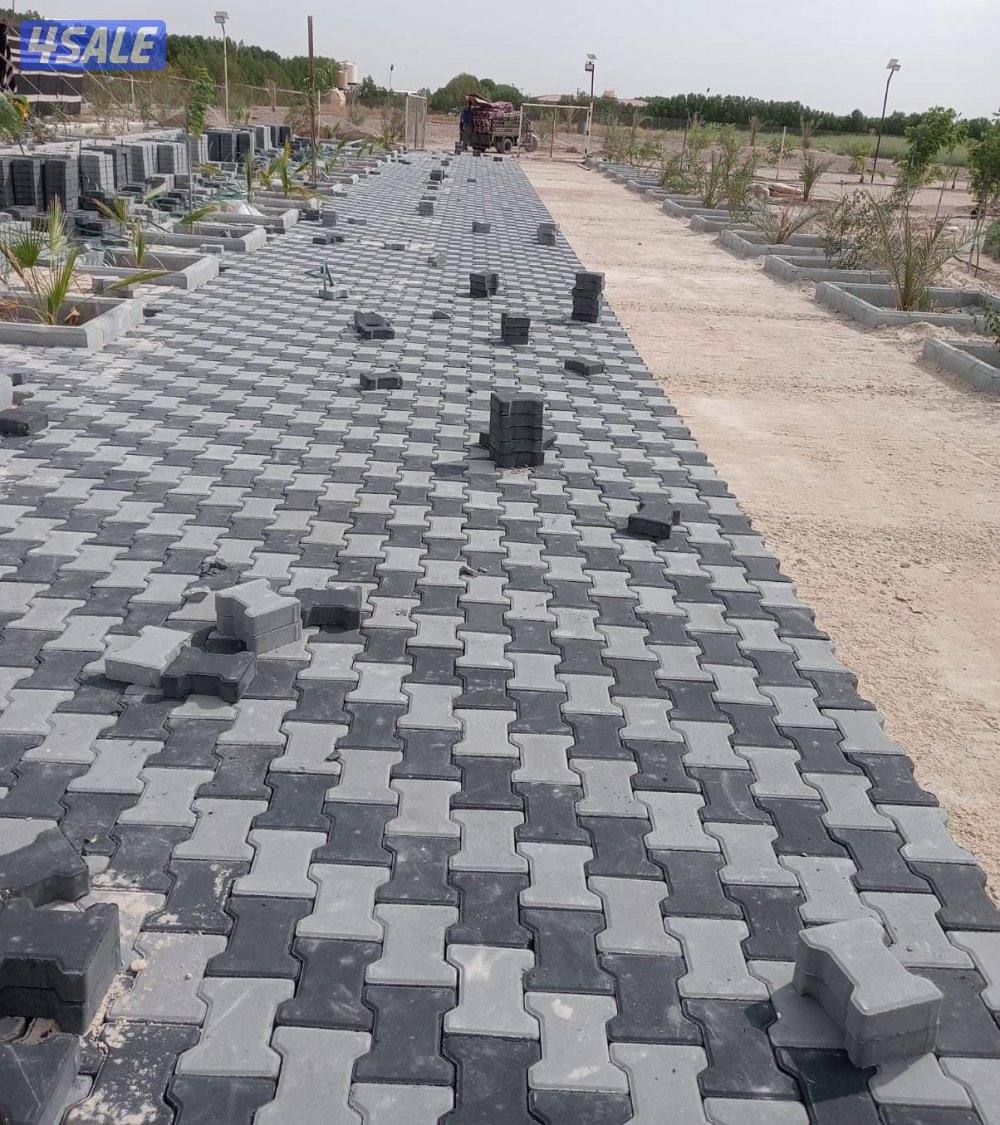 معلم بلاط متداخل وكربستون وكاشي ومصفت سيارات وصبت موزاييك ارضيات5