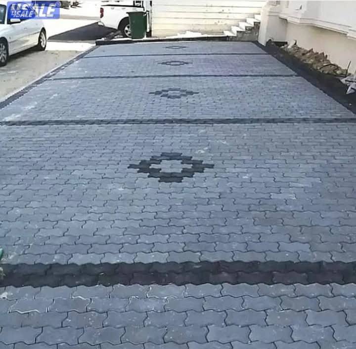 معلم بلاط متداخل وكربستون وكاشي ومصفت سيارات وصبت موزاييك ارضيات8