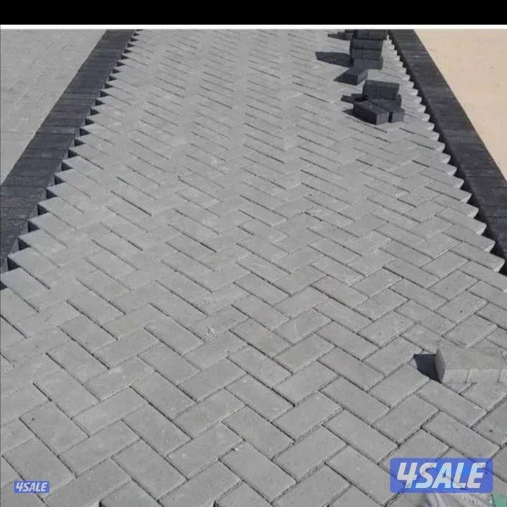 معلم بلاط متداخل وكربستون وكاشي ومصفت سيارات وصبت موزاييك ارضيات9